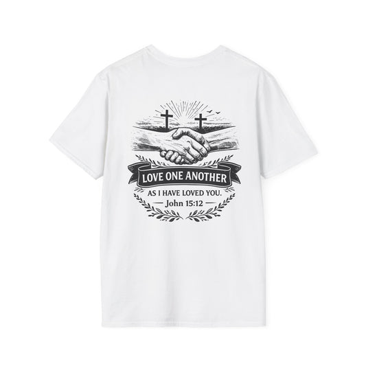 Everyone for Christ T-Shirt — "Love One Another" John 15:12 Christian Tee